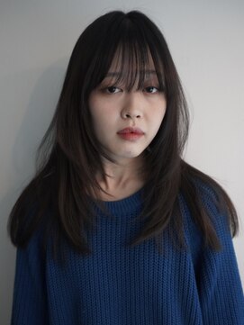 テクネ 天神大名(techne) 天神大名顔周りレイヤーカットミディアムボブタッセルボブパーマ