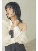 ウルフカット_調布韓国くびれヘア顔周りレイヤーカットブリーチ