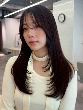 ベイルーム(BAYROOM by HONEY omotesando) ハッシュカットレイヤー/韓国ヘア/チャコールグレー/髪質改善1