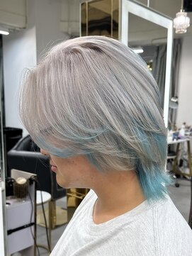 ジーディーエス(GDS) シルバー×スカイブルー