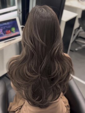 ブリーチなしで作る透明感グレージュ