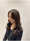 大きめカールが好きな方へ！コテ巻き風パーマ