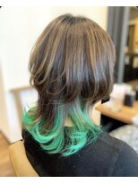 リライト(re:LIGHT)&nbsp;インナーカラー×グリーン