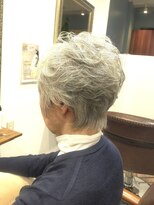 ヘアー グリーン(hair green)&nbsp;40代50代60代/パーマショート/エレガントショート/グレイヘア