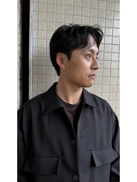 イツモノトコロ(kami to zakka) 【イツモノトコロ】刈り上げない大人センターパート