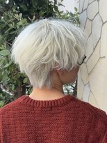 グラマラス GLAMOROUS ホワイトラウンドマッシュ