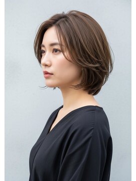 ソーエン バイ ヘッドライト 横須賀中央(soen by HEADLIGHT) お手入れ◎ひし形ショートボブ×透明感カラー☆