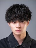 ツイストスパイラルパーマ波巻きパーマシャドウパーマメンズ