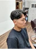【大人ストリート】フェード×ニュアンスセンターパートパーマ