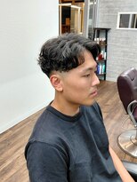 kaming 【大人ストリート】フェード×ニュアンスセンターパートパーマ