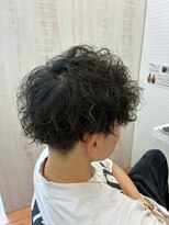インパークス 町屋店(hair stage INPARKS)&nbsp;波巻きツイストスパイラルパーマツーブロックマッシュ【町屋店】