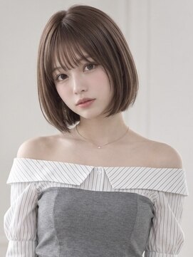 ユーフォリア エヌ 池袋サンシャイン通り店(Euphoria +n) 王道可愛いアイドルボブシースルーバング暗髪ボブレイヤー黒髪