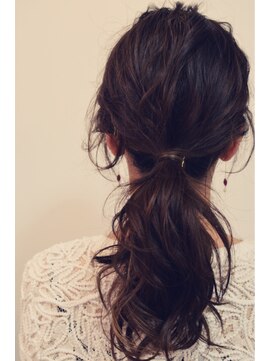 アヌーク トケ(AnouK TOKE) 【AnouK-TOKE-】簡単ゆるポニーテール☆