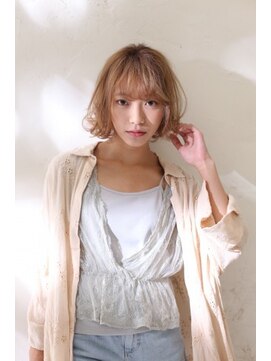 ロコ 門前仲町店(Loco by neolive) フォギーベージュ×ボブウルフ 【門前仲町】