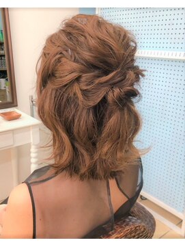 グラスペディア(graspedia) ふわふわハーフアップ