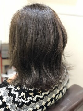 ファシオ ヘア デザイン(faccio hair design) ハイライト×アッシュグレー