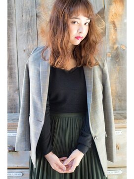 ロンドアベニール 北千住(Lond avenir) 【Lond avenir本田奈穂美】コテ巻き風低温デジタルパーマミディ