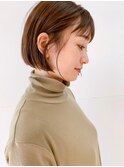 ミニマムでナチュラルなボブ