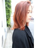 ジャコ ヘアー(jako HAIR)&nbsp;【jako】オレンジハイライト レイヤー ボブ
