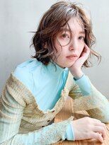 アイティー バイ アルバム 中野店(IT by ALBUM) ラフウェーブ_耳かけウェーブパーマフォギーベージュ_7304