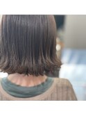 外ハネボブ×アッシュグレー