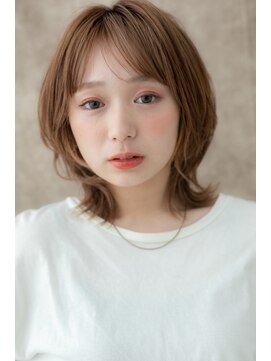 カバーヘア ブリス 大宮西口(COVER HAIR bliss) 外国人風フレンチガーリーメルトカラー外ハネボブウルフZ大宮