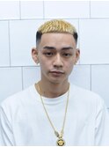 七三オールバックツイストパーマかき上げヘアコンマヘアe5