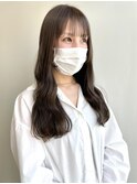 olive beige × ロング