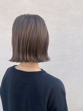レシェル 松阪(RECIEL) 王道かわいい切りっぱなしボブ