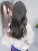 ブリーチなしカラー*オリーブグレージュ*サイエンスアクア