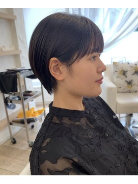 プレーゴ 渋谷店(PREGO) 耳かけマッシュショート☆マットグレージュ