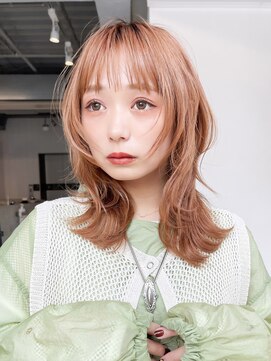 アルバム 池袋(ALBUM) フェイスレイヤー_マチルダボブピンクベージュ_49540