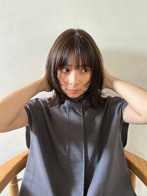 オリジナル髪質改善「オイルストレート」で,乾かしただけでまとまる自然なストレートに*[千葉駅]