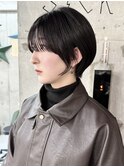 暗髪マッシュ【福岡 パーマ デジタルパーマ 髪質改善】