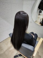 ビーヒアナウ N゜03 金沢駅西店(BE HERE NOW) 艶髪/ダークアッシュ/グレージュ/ロングヘア