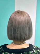 マティーナ ヘアー 池袋(Matina hair)&nbsp;【ミニボブ×グレー】20代30代40代50代