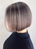 ディーバ 渋谷(D.I.E.V.A)&nbsp;30代40代50代大人艶髪ショートボブ髪質改善ピンクベージュ前髪