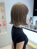 キーン 吉祥寺店(keen)&nbsp;《アイカワ》切りっぱなしボブ×ミルクティーベージュ