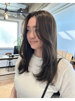 ラフィネ 成増店(raffine)&nbsp;【 raffine君島 】レイヤーカットオリーブベージュ/成増／和光市