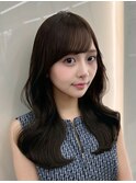 小顔レイヤー　前髪顔周り　髪質改善縮毛