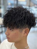 キングオブヘア バイ ノイズ 梅田茶屋町店(KING of hair by NOISM) *NOISMツイストスパイラルツーブロックマッシュセンターパート