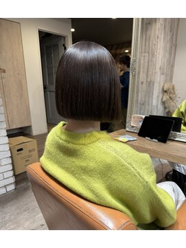 ヘアデザインハレ(hair design HARE) 切りっぱなしボブ