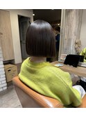 切りっぱなしボブ