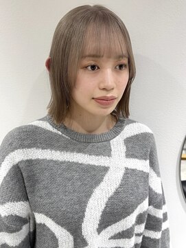 ラミエバイメルト 下北沢(lamie by melt) 花田/ボブ/切りっぱなしボブ/ブリーチ/メルティカラー/下北沢