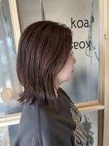 ルーム 富木島店(room)&nbsp;オレンジカラー×タンバルモリボブ