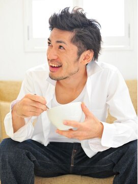 アトリエナガノ(atelier nagano) ツーブロック/メンズパーマ/ニュアンスパーマ/ブルージュ