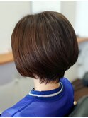ナチュラルショートボブ30代、40代、50代
