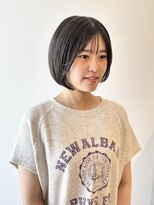 ベンジー 薬院大通店(benji)&nbsp;【stylist園田】natural Bob style