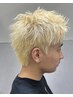 【shuhei】抜きっぱなしスパイキーショート(ケアブリーチ2回＋カット)￥26950