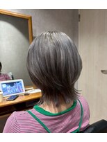 ビス フルール 日暮里店(Vis fleur)&nbsp;ウルフヘア/ダブルカラー/シルバーカラー